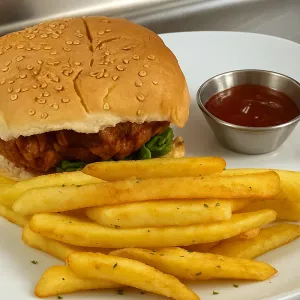 SPICY CHICKEN  BURGER