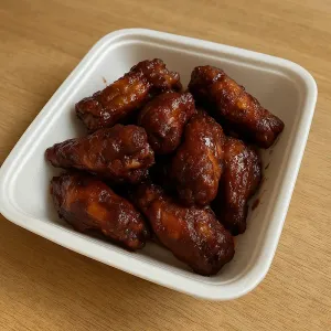 CHICKEN WINGS IN BBQ SAUCE