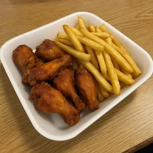 HOT WINGS & FRIES