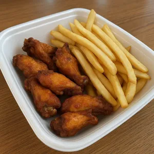 REGULAR WINGS & FRIES