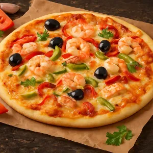 9 INCH SHRIMP PIZZA