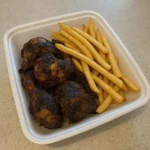 JERK CHICKEN & FRIES