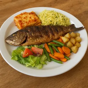 LARGE GRILLED FISH