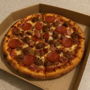 10 INCH MEAT LOVERS PIZZA