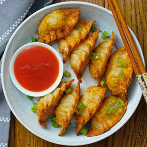 CRISPY FRIED PORK DUMPLINGS