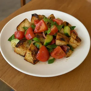 GRILLED PANZANELLA BREAD SALAD