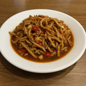 SMALL SHREDDED PORK WITH HOT & SPICY GARLIC