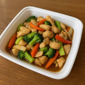 SMALL STIR-FRY CHICKEN WITH VEGETABLES