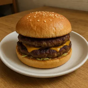 DOUBLE PACKED BEEF BURGER