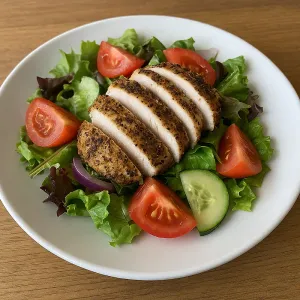 PEPPER CRUSTED CHICKEN SALAD