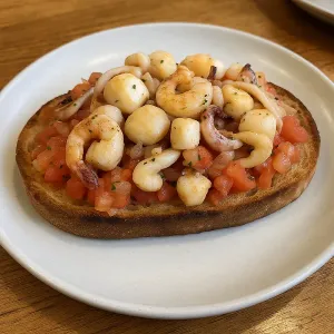 MIXED SEAFOOD CAMPI BRUSCHETTA