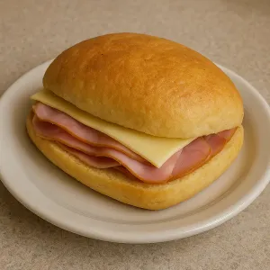 HAM & CHEESE COCO BREAD SANDWICH