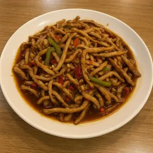 LARGE SHREDDED PORK WITH HOT & SPICY GARLIC
