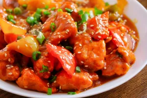 SWEET CHILLI CHICKEN & CHILLI RICE