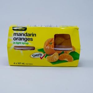 Nn Mandarin Oranges 4/107ml