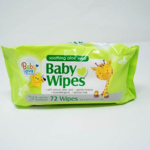 Baby Love Baby Wipe Aloe 72ct